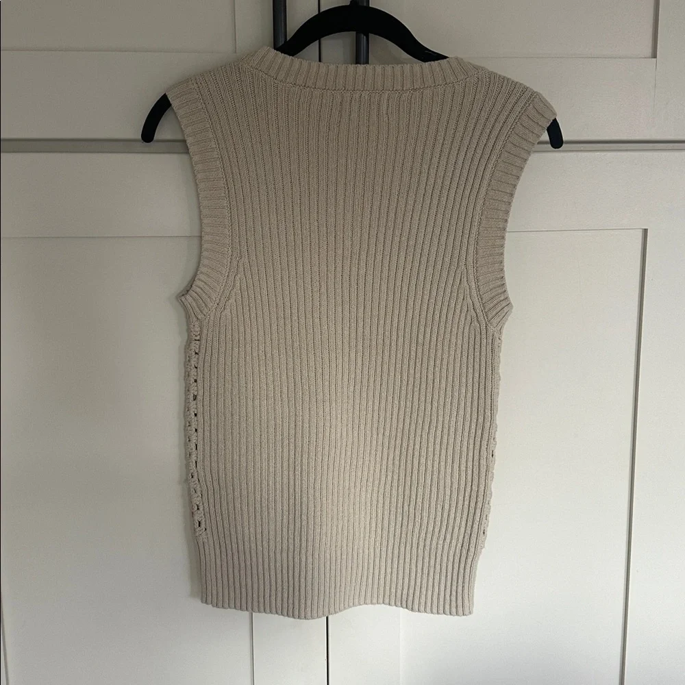 Evereve Tia Crochet Sweater Tank